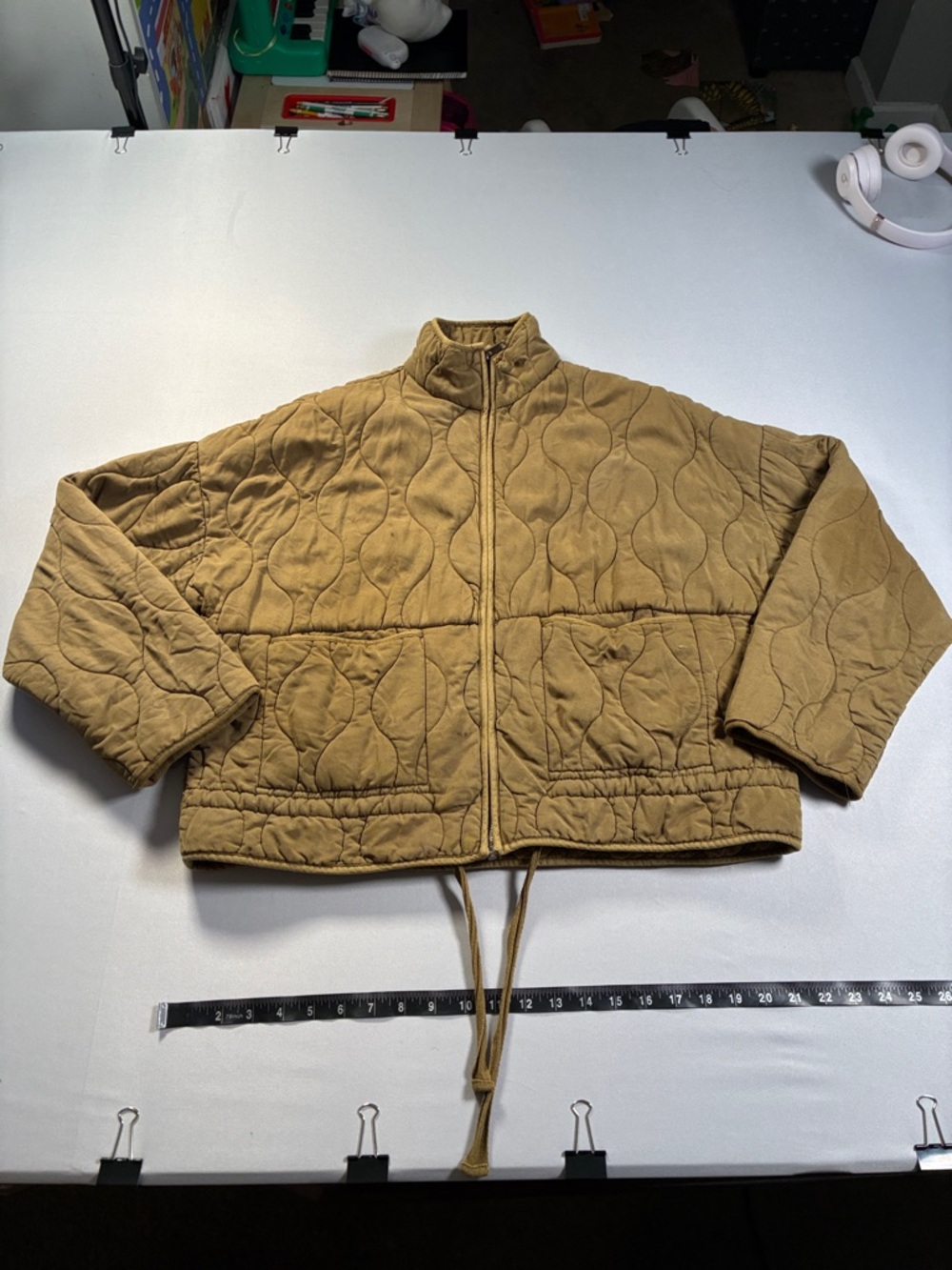Zara Quilted Jacket Womens Medium